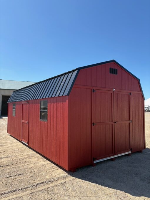 12'x24' Economy High Barn Wood Shed