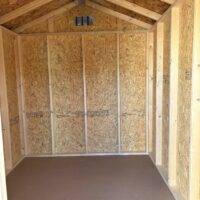 8'x10' Economy Ranch Gable Wood Shed