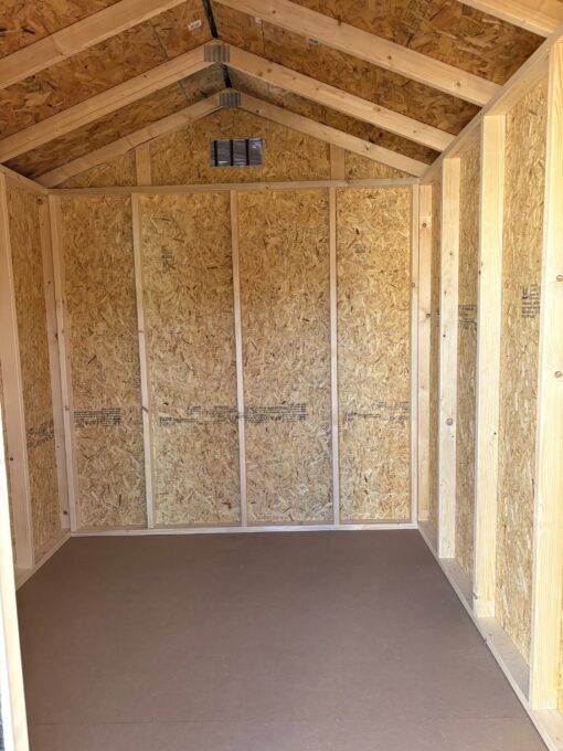 8'x10' Economy Ranch Gable Wood Shed