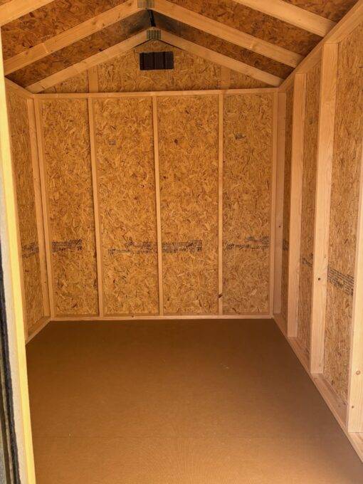 8'x10' Economy Ranch Gable Wood Shed