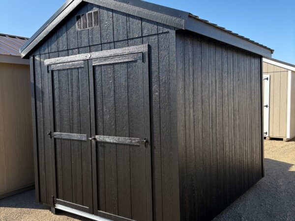 8'x10' Economy Ranch Gable Wood Shed