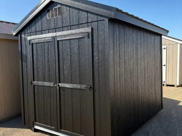 8'x10' Economy Ranch Gable Wood Shed