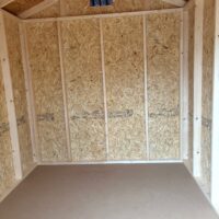 8'x10' Economy Ranch Gable Wood Shed