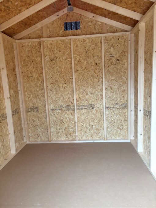 8'x10' Economy Ranch Gable Wood Shed