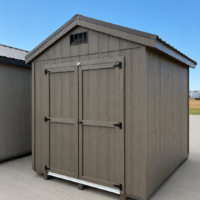 8'x10' Economy Ranch Gable Wood Shed