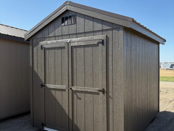 8'x10' Economy Ranch Gable Wood Shed