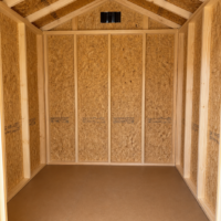8'x10' Economy Ranch Gable Wood Shed