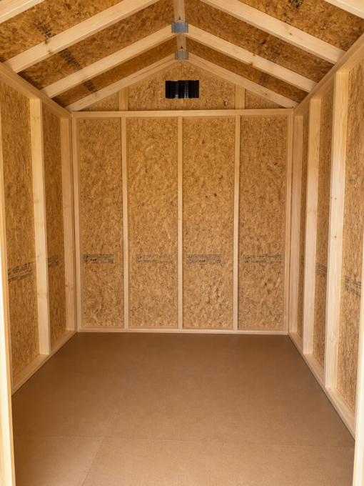 8'x10' Economy Ranch Gable Wood Shed