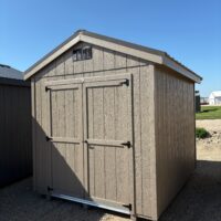 8'x10' Economy Ranch Gable Wood Shed