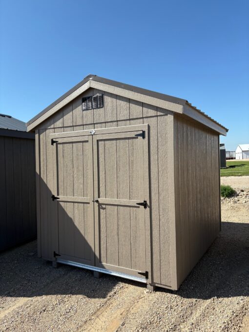 8'x10' Economy Ranch Gable Wood Shed