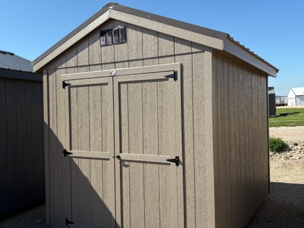 8'x10' Economy Ranch Gable Wood Shed
