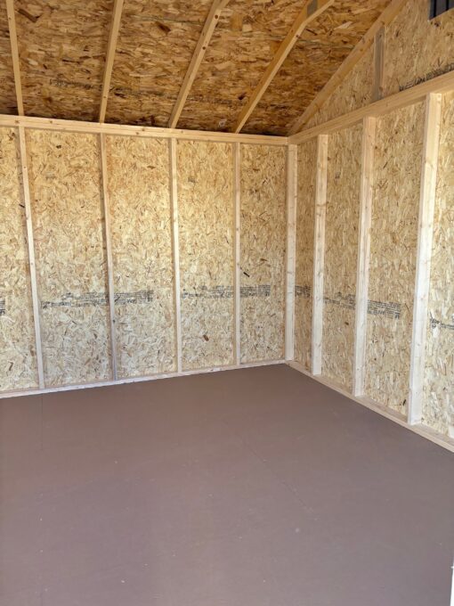 12'x16' Economy Ranch Gable Wood Shed