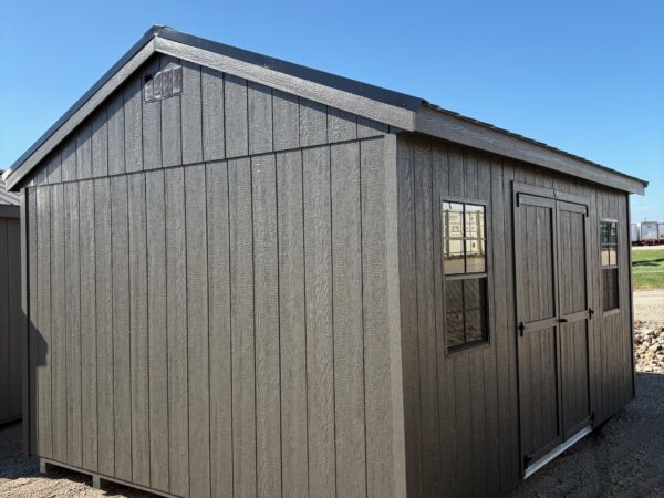 12'x16' Economy Ranch Gable Wood Shed