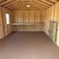 12'x20' Economy Ranch Gable Wood Shed
