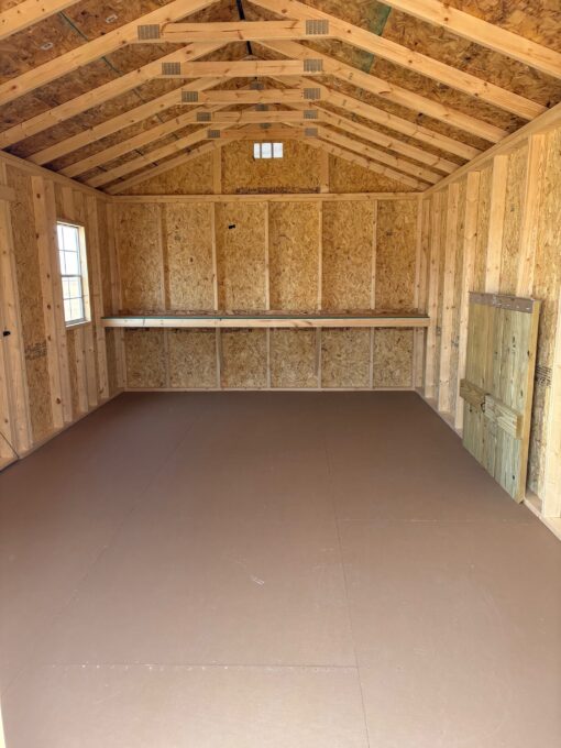 12'x20' Economy Ranch Gable Wood Shed