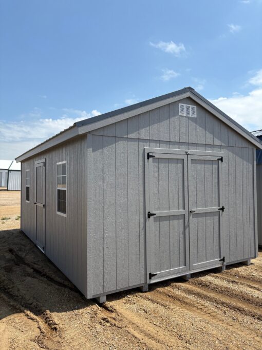 12'x20' Economy Ranch Gable Wood Shed