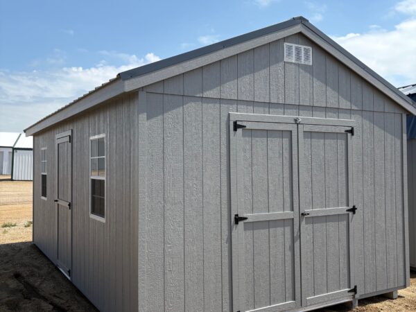 12'x20' Economy Ranch Gable Wood Shed