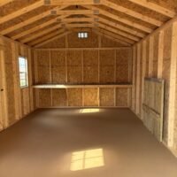 12'x20' Economy Ranch Gable Wood Shed