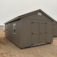 12'x24' Economy Ranch Gable Wood Shed