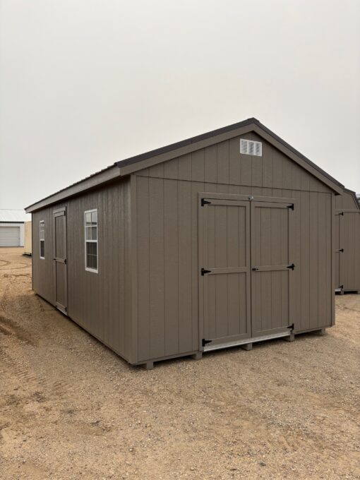 12'x24' Economy Ranch Gable Wood Shed
