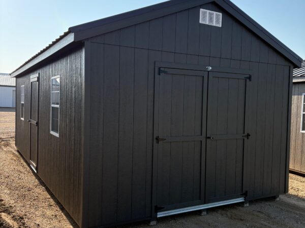 12'x24' Economy Ranch Gable Wood Shed