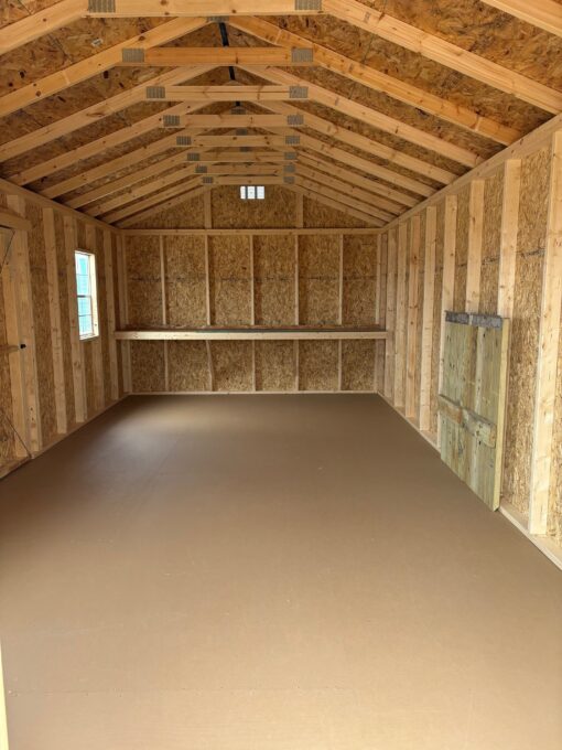 12'x24' Economy Ranch Gable Wood Shed