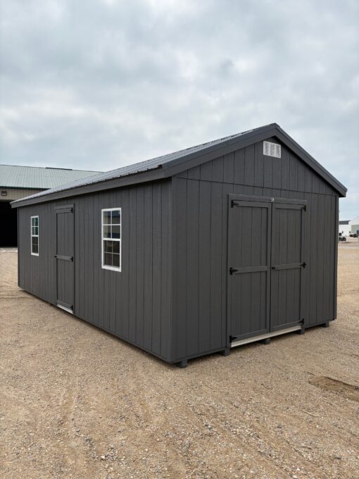 12'x24' Economy Ranch Gable Wood Shed