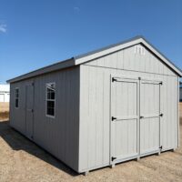 12'x24' Economy Ranch Gable Wood Shed