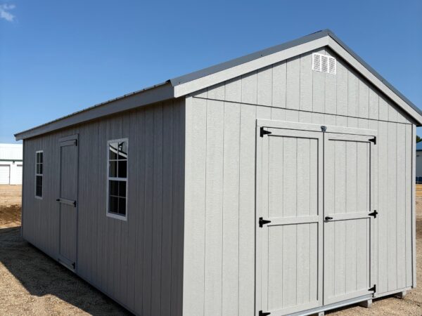 12'x24' Economy Ranch Gable Wood Shed