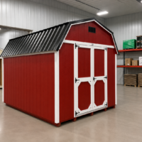10'x12' High Barn Wood Panel Shed