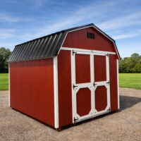 10'x12' High Barn Wood Panel Shed
