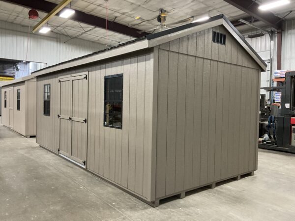 10'x20' Economy Ranch Gable Wood Shed