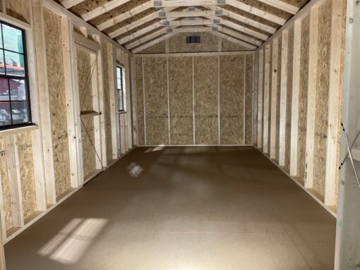 10'x20' Economy Ranch Gable Wood Shed