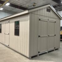 10'x20' Economy Ranch Gable Wood Shed