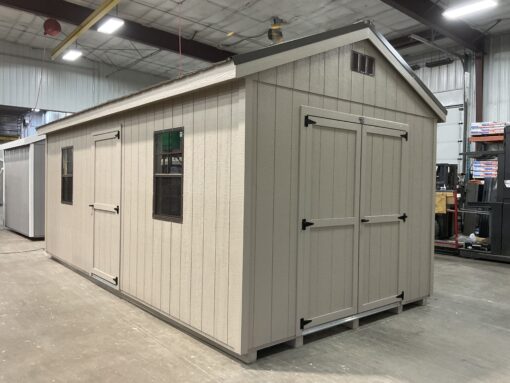 10'x20' Economy Ranch Gable Wood Shed