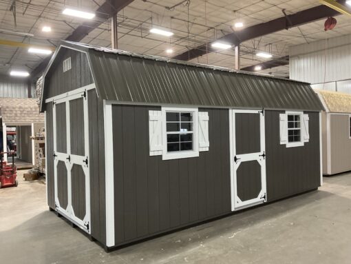 10'x20' High Barn Wood Panel Shed