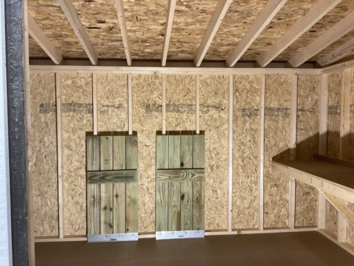 10'x16' Studio Wood Panel Shed