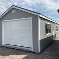 14'x32' Ranch Gable Wood Panel Garage