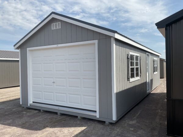 14'x32' Ranch Gable Wood Panel Garage