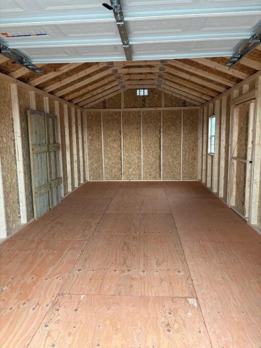 12'x24' Economy Ranch Wood Panel Garage