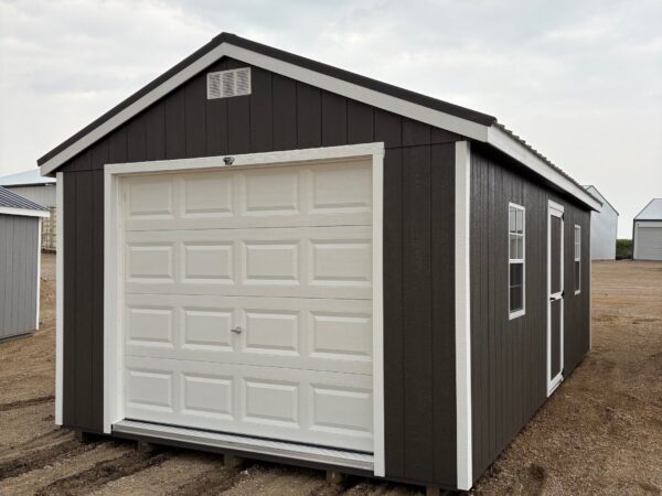 12'x24' Economy Ranch Wood Panel Garage
