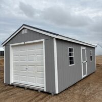 12'x24' Economy Ranch Wood Panel Garage