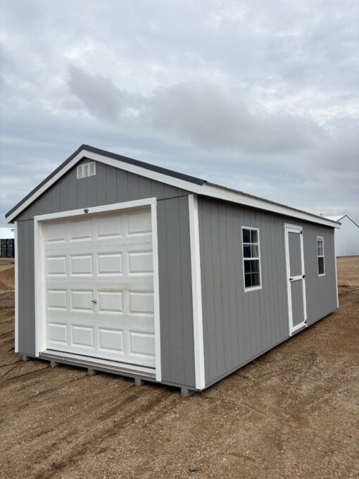 12'x24' Economy Ranch Wood Panel Garage