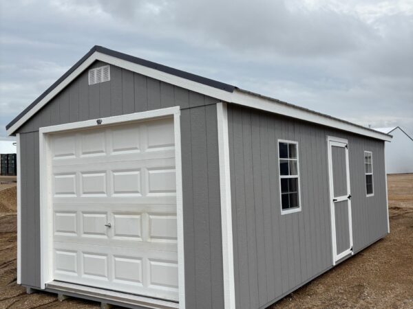12'x24' Economy Ranch Wood Panel Garage
