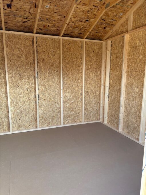 10'x12' Economy Ranch Gable Wood Shed