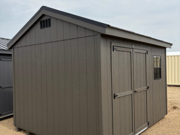 10'x12' Economy Ranch Gable Wood Shed