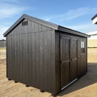 10'x12' Economy Ranch Gable Wood Shed