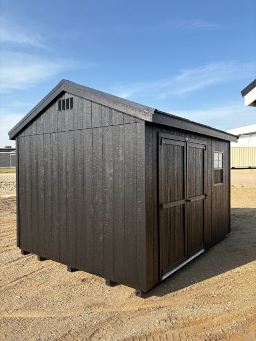 10'x12' Economy Ranch Gable Wood Shed