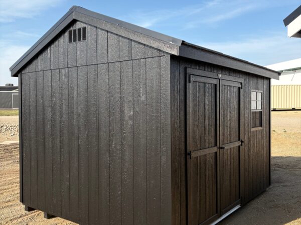 10'x12' Economy Ranch Gable Wood Shed
