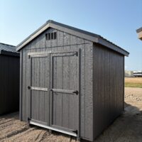 8'x10' Economy Ranch Gable Wood Shed